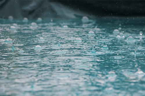 close up of water surface showing splashes and bubbles